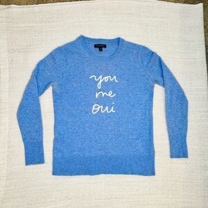 Banana Republic YOU ME OUI SWEATER Merino Wool Italian Extra Fine Size XS​​